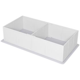 Whelping Box for Dogs and Puppies w/ Waterproof Pee Pad & Adjustable Door for Medium, Small Dogs, 77" x 38" x 19"