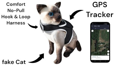 GSM Small Dog GPS Tracker Realtime Surveillance Collar Mount Locator Size:XL