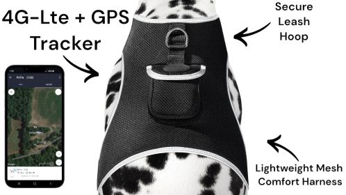 Waterproof Dog Tracker Collar Mounted GPRS GSM GPS Pet Location Finder Size:S