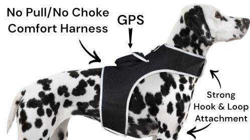 Wireless GPS Tracking Collars for Dogs Waterproof Realtime Pet Locator Size:S
