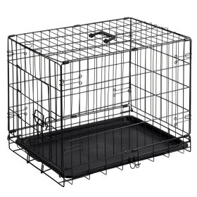 24-30 Inch Single Door Dog Cage (Option: 30lb)