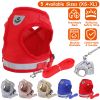 Mesh Harness and Leash Set, Reflective Chest Strap, Adjustable; Vest For Puppies, Dogs, and Cats Walking Outdoor