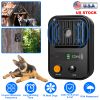 Ultrasonic Anti-Barking Device, Rechargeable Auto Dog Bark Control Deterrent Box Training Device IPX4 Waterproof with 3 Frequency Max 32.8' Sensing