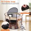 Foldable Playpen for Dog with Carry Bag Portable Travel Waterproof Indoor Outdoor Pet Cage Tent Detachable Upper Cover For Dog or Cat