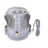 Mesh Harness and Leash Set, Reflective Chest Strap, Adjustable; Vest For Puppies, Dogs, and Cats Walking Outdoor