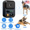 Ultrasonic Anti-Barking Device, Rechargeable Auto Dog Bark Control Deterrent Box Training Device IPX4 Waterproof with 3 Frequency Max 32.8' Sensing