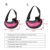 Pet Carrier for Dogs or Cats; Hands Free, Adjustable Sling with Padded Strap; Breathable Shoulder Bag Style