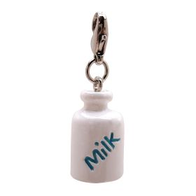 Poly 3 Dog charm (Color: White, size: 1/2" x 3/4" x 1/2")