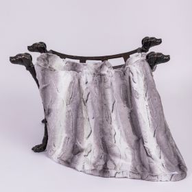 Cashmere Dog Blankets (Color: Angora, size: LG)