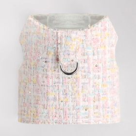 Chantel Tweed Dog Harness (Color: Candy, size: MD)