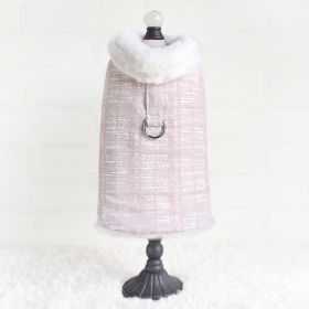 Gia Dog Coat (Color: Ice Pink, size: MD)