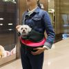 Pet Carrier for Dogs or Cats; Hands Free, Adjustable Sling with Padded Strap; Breathable Shoulder Bag Style