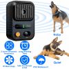 Ultrasonic Anti-Barking Device, Rechargeable Auto Dog Bark Control Deterrent Box Training Device IPX4 Waterproof with 3 Frequency Max 32.8' Sensing