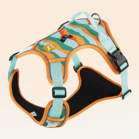Dog Chest And Back Reflective Commuter Harness (Option: Orange-S)