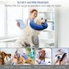 Protective Inflatable Collar Dog, Puppy, Cat; Adjustable E-collar that won't block vision