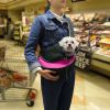 Pet Carrier for Dogs or Cats; Hands Free, Adjustable Sling with Padded Strap; Breathable Shoulder Bag Style