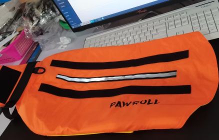 Paw Roll Reflective Vest, Harness (Option: Orange-XXS)