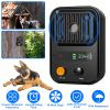 Ultrasonic Anti-Barking Device, Rechargeable Auto Dog Bark Control Deterrent Box Training Device IPX4 Waterproof with 3 Frequency Max 32.8' Sensing