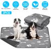 2Pcs Washable Pee Pads For Puppies, Kittens, Dogs, & Cats; Reusable Potty Mats, Machine Washable Pet Training Pads Non-Slip Waterproof Absorbent