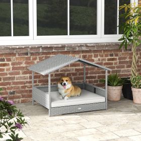 Dog House Outdoor with Canopy (Option: Cream White-830x175x690 mm)