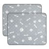 2Pcs Washable Pee Pads For Puppies, Kittens, Dogs, & Cats; Reusable Potty Mats, Machine Washable Pet Training Pads Non-Slip Waterproof Absorbent