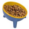 Raised Tilted Elevated Food Bowl Pet Backflow Prevention Water Dish Feeding Bowl for Cats & Small Dogs