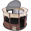 Foldable Playpen for Dog with Carry Bag Portable Travel Waterproof Indoor Outdoor Pet Cage Tent Detachable Upper Cover For Dog or Cat