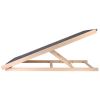 Foldable Wooden Dog Ramp for Furniture and Beds; Non Slip, Adjustable Heights
