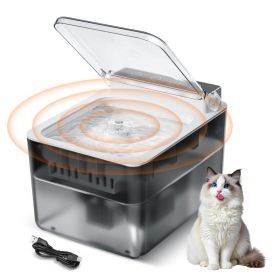 Automatic Pet Fountain Dog Water Dispenser Automatic Sensing Function (Option: Wired)