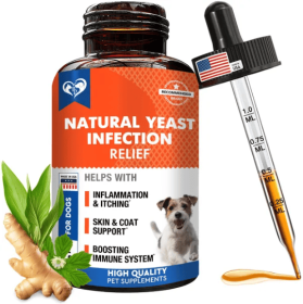 Natural, Herbal Medicine Treatment for Dog Yeast Infection, Anti-Itch Treatment, & Allergy Symptoms (Option: 1PC)