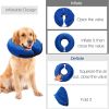 Protective Inflatable Collar Dog, Puppy, Cat; Adjustable E-collar that won't block vision