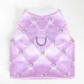 Glamour Baby Dog Harness (Color: Blush, size: LG)