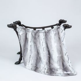 Cashmere Dog Blankets (Color: Angora, size: LG)