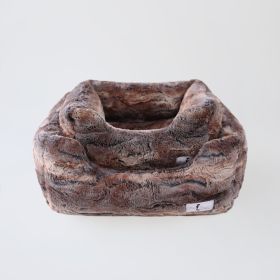 Deluxe Dog Bed (Color: Red Fox, size: LG)